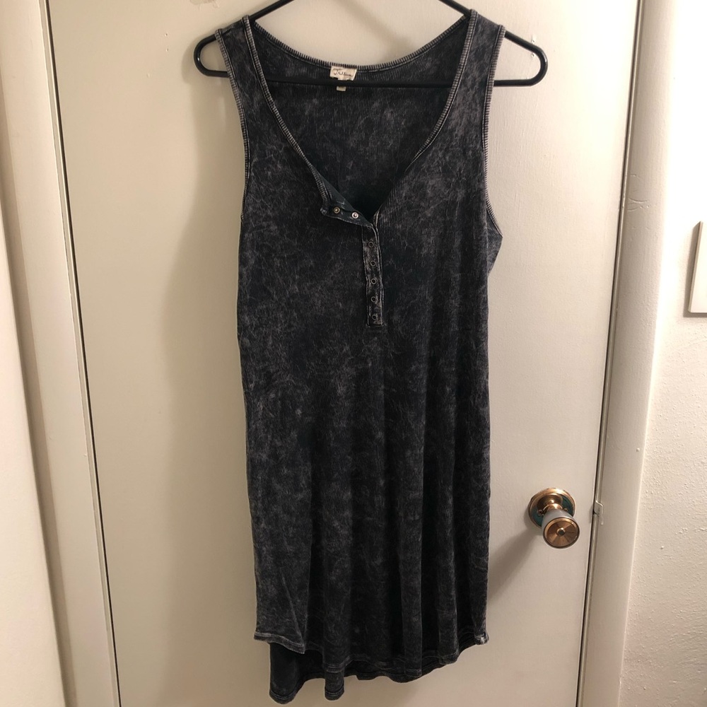 acid washed sun dress
